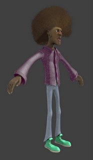 Disco Guy Rig and Model preview image 1